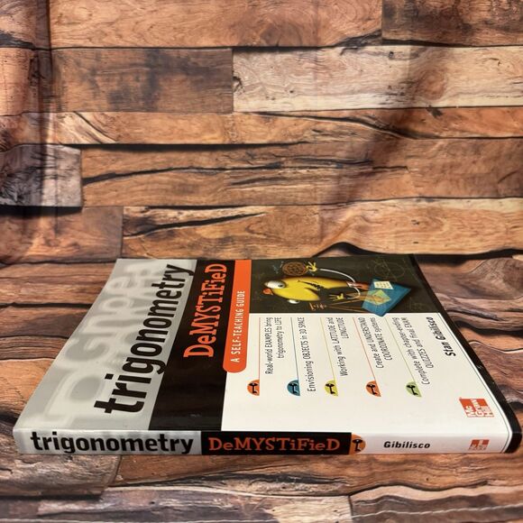 Trigonometry DeMYSTiFieD Stan Gibilisco Self-Teaching Guide Math Book Learn - Picture 3 of 8